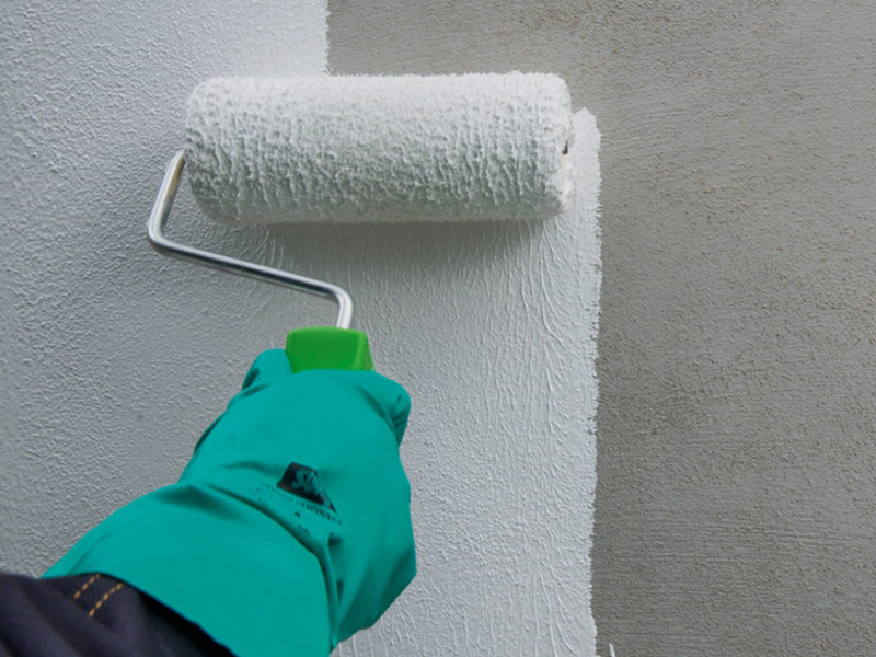 Professional wall preparation and priming